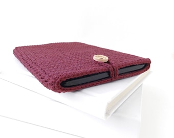 Kindle 11 2024 Tasche Burgund, Kobo Clara Color Hülle e-reader, Pocketbook Era e-Reader Tasche, Tolino Shine Öko Socke, Beutel BOOX Poke 5 Farbe