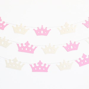 Crown Party Banner - Customizable Colors