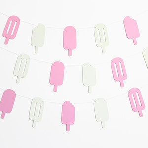 Popsicle Party Banner - Customizable Colors