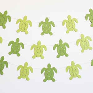 Turtle Party Banner - Customizable Colors