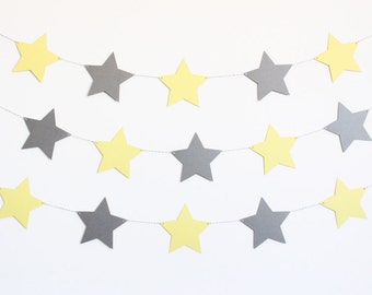 Star Baby Shower Party Banner - Customizable Colors