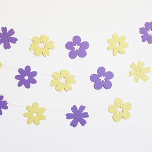 Flowers Party Banner - Customizable Colors
