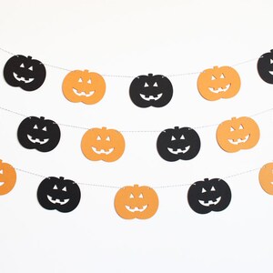 Pumpkin Jack o Lantern Party Banner - Customizable Colors