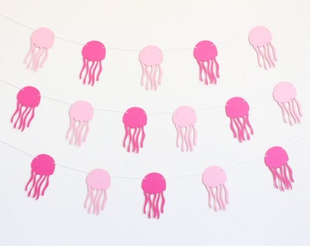 Jellyfish Party Banner - Customizable Colors