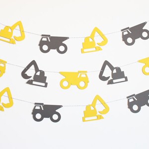 Construction Builder Party Banner - Customizable Colors