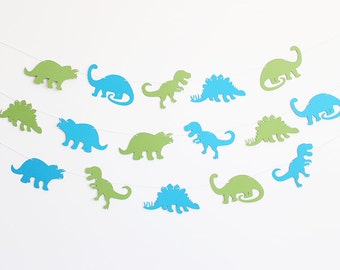 Dinosaur Party Banner - Customizable Colors