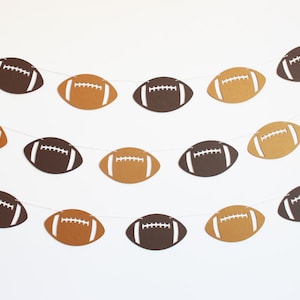 Football Party Banner - Customizable Colors