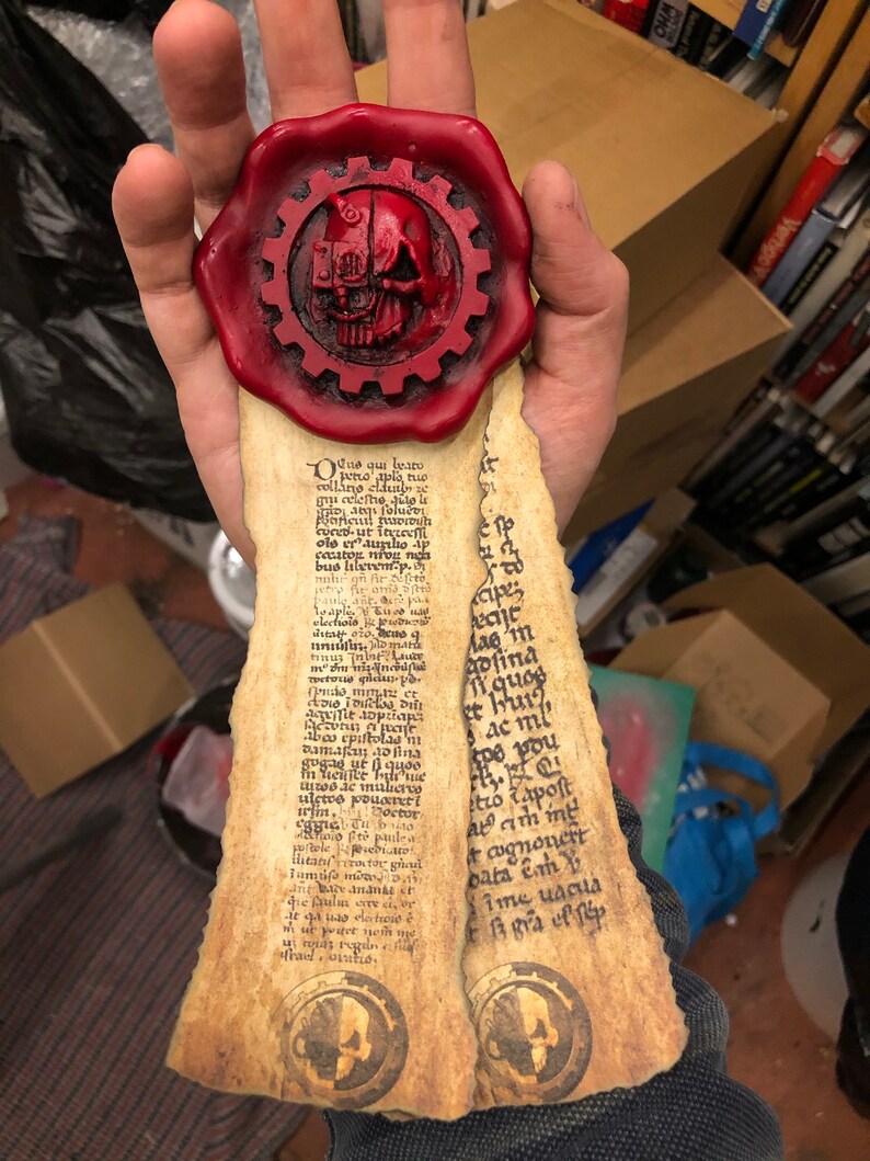 Warhammer 40k Mechanicus purity seal Etsy