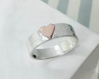 Ashes Gold Heart Ring