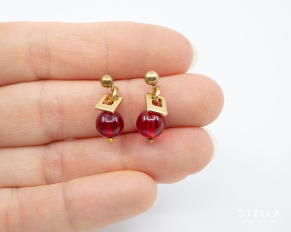 Stella shop ruby earrings