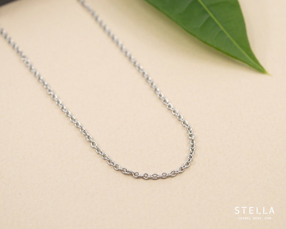 Dainty stainless steel necklace deals