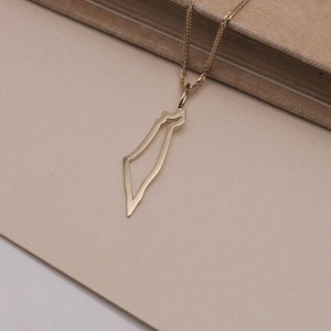 Heiliges Land Israel 14K Gold Halskette