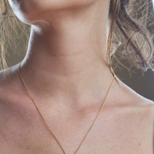 Pear shaped aquamarine and diamond necklace white or yellow 14K gold, Halo pendant image 8