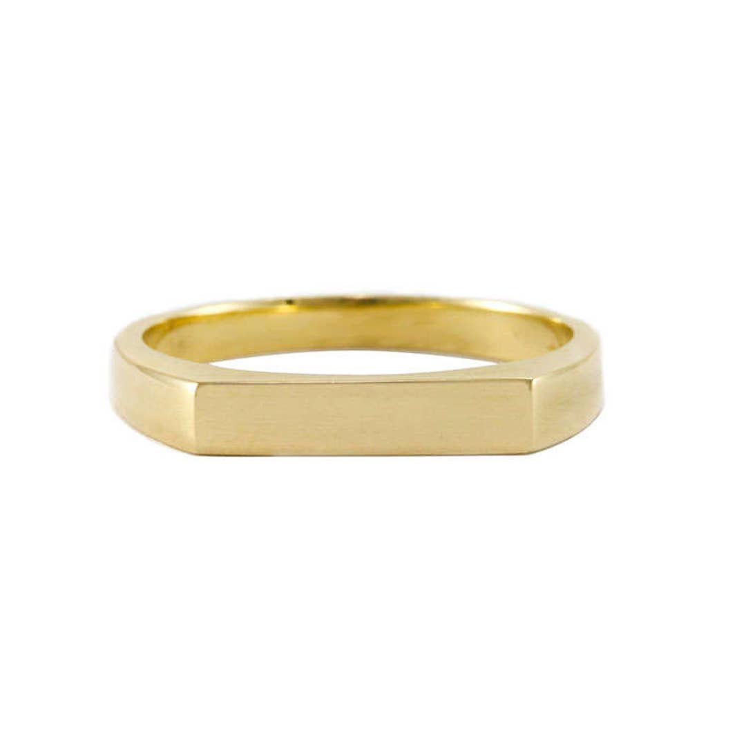 Ring Promise Ring Gold Wedding Ring Gold Stack Ring Etsy