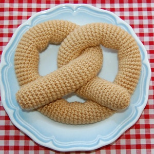Crochet Pattern: Pretzel | Fun and Educational Toy Food for Imaginative Play