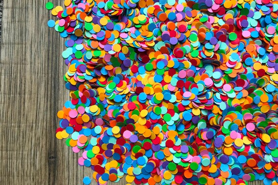 Mini Circles//Dots Multi Coloured Party Table Top Confetti//Decoration//Scatters