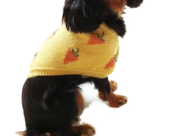 Knitting Pattern '9 Carrot Gold' Knitted Dog Shawl / Bolero / jumper PDF Download