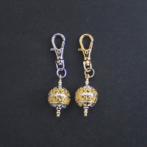 Liahona Zipper Charm-Mormon-Religious-Zipper Charm-**Choice of Silver or Gold Clasp**