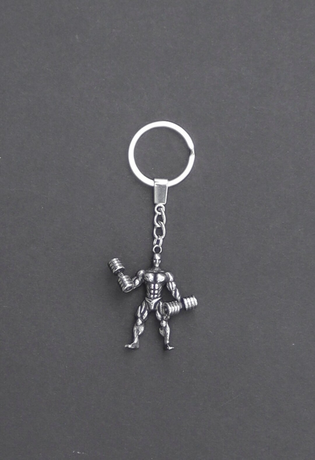 Strong Man Keychain Bodybuilder Fitness Gym Dumbbell Strength Keyring Gift  for Bodybuilding Weightlifting - Yahoo Shopping