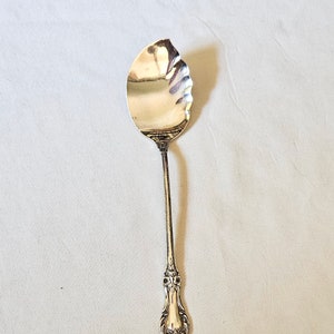 International Sterling Wild Rose Jelly Server Vintage Serving Utensil