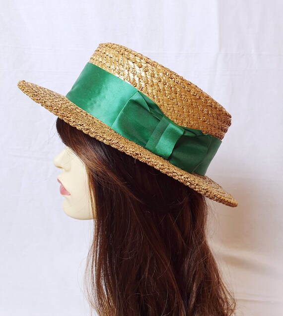 english boater hat