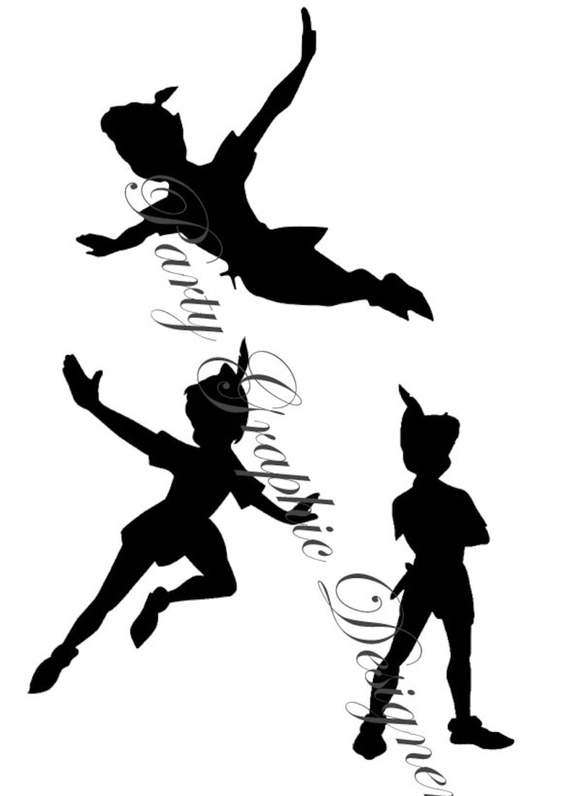 Peter Pan Silhouette - Etsy