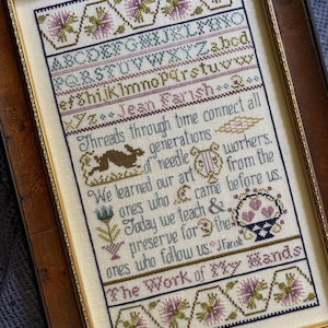 The Hare & the Basket Sampler by Jean Farish