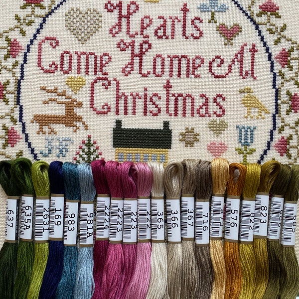 Hearts Come Home at Christmas Cosmo Floss Pack