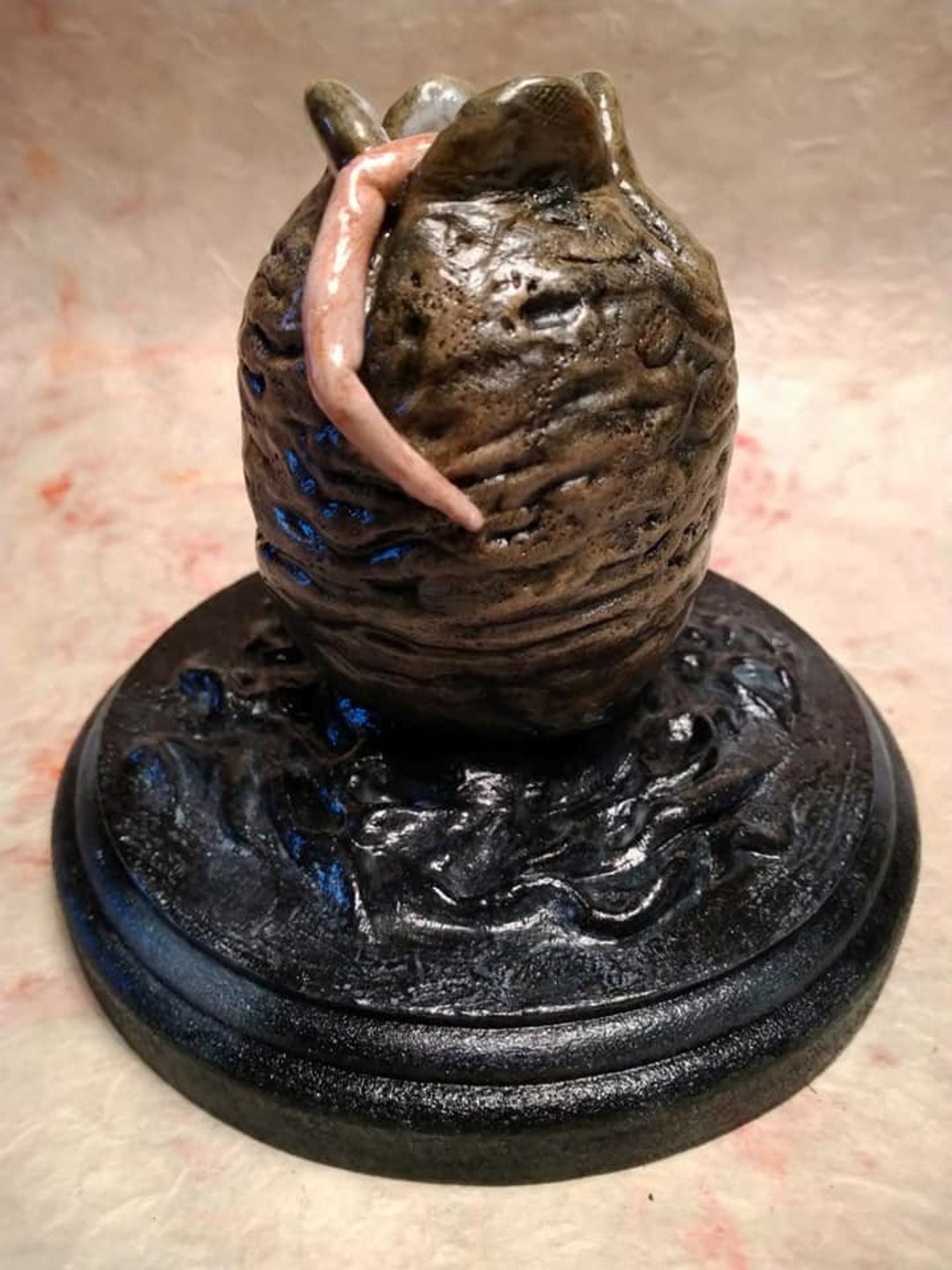 Alien Egg Facehugger Sculpture Giger Inspired Etsy