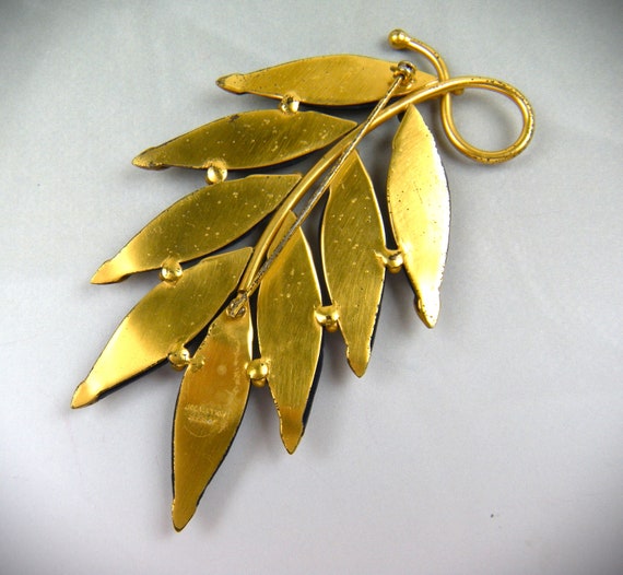 Rarest Signed Joseff Hollywood 1930's Wheat Spray… - image 2