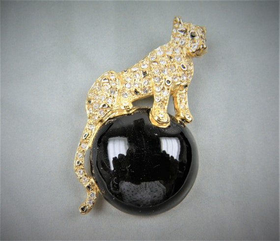 Signed Napier Big Cat Jewelry Duchess Collection - image 1