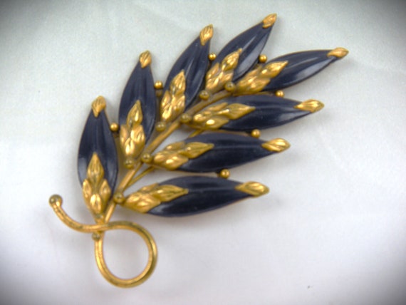 Rarest Signed Joseff Hollywood 1930's Wheat Spray… - image 1