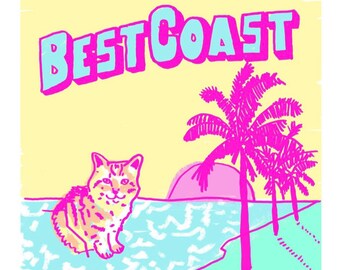 Best Coast Poster Etsy Best Coast Poster Etsy