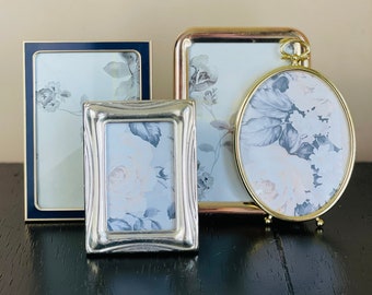 Product titlearttoframes 8x10 inch silver picture frame, this silver wood poster frame is great for your art or photos, comes with regular glass (2036). silver frame set etsy
