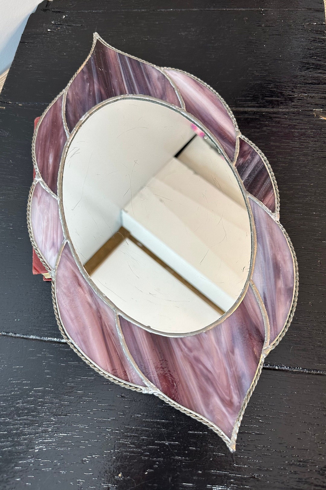 Antique Wall Mirror Rectangle White Ornate Artisan Crafted - Etsy