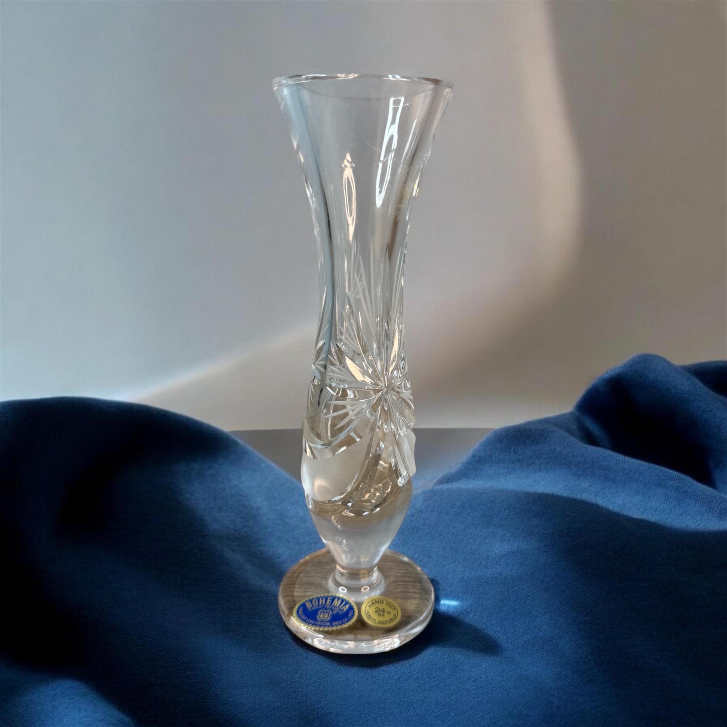 Bohemia Crystal Vase 24 Pbo - Etsy