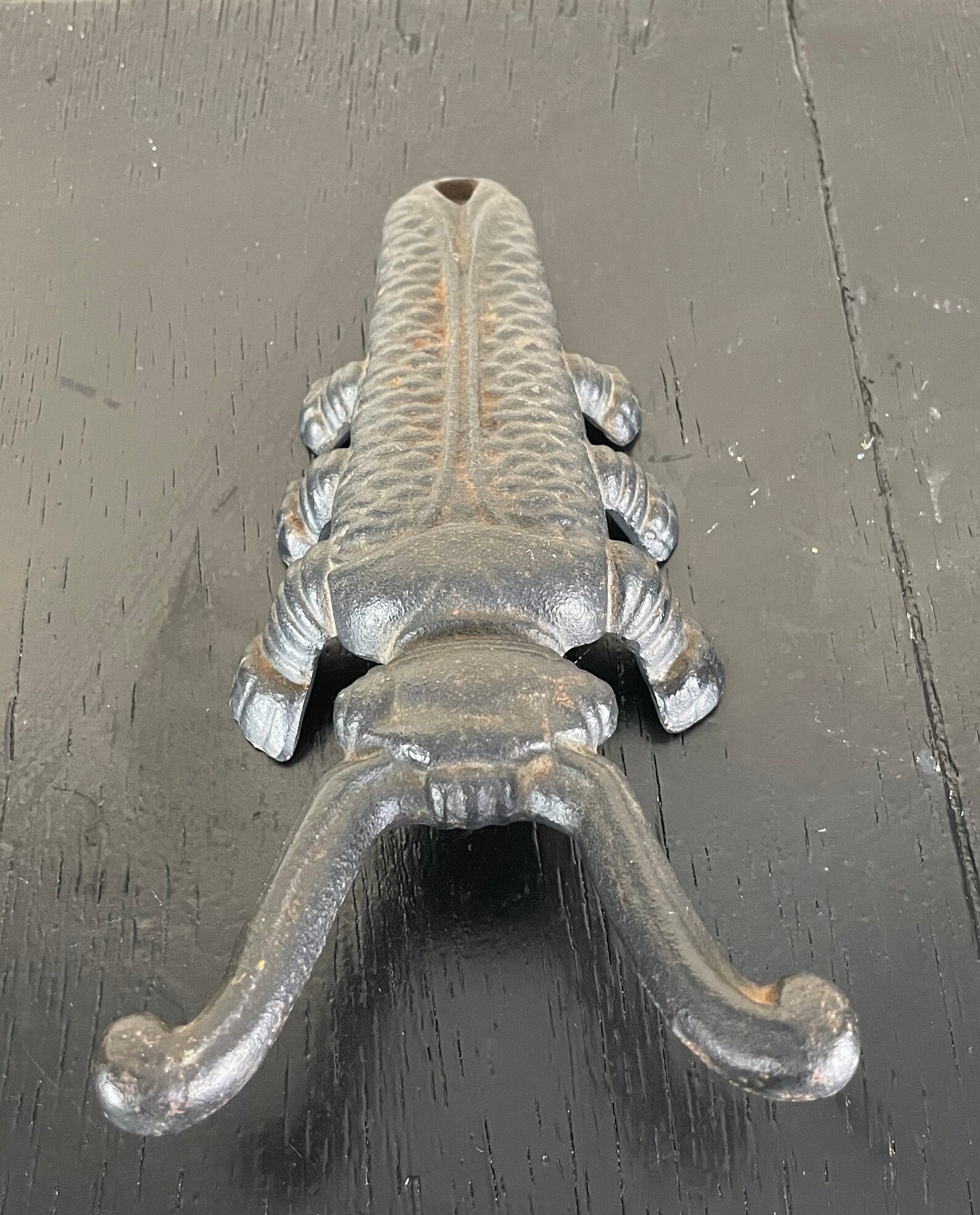 Vintage Antique Cast Iron Metal Black Beetle Boot Jack Bug Etsy