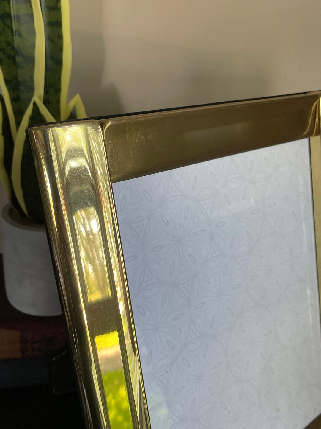 Vintage Ornate Gold Solid Brass Tone Floral Picture Frame Photo 8x10 ...