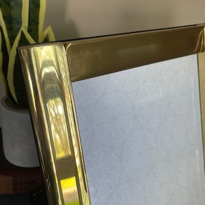 Vintage Ornate Gold Solid Brass Tone Floral Picture Frame Photo 8x10 ...