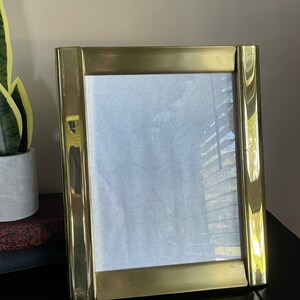 Vintage Ornate Gold Solid Brass Tone Floral Picture Frame Photo 8x10 ...