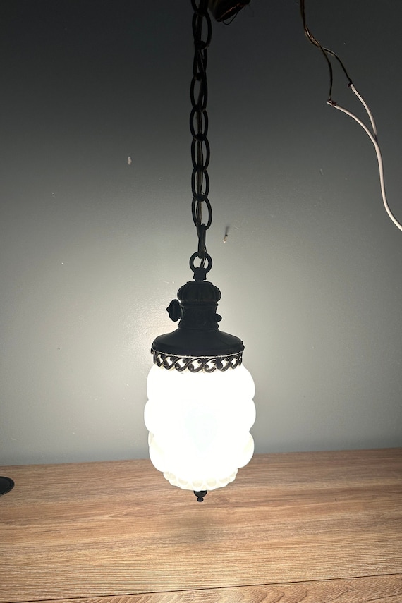 ヴィンテージ ペンダントライト　 Hollywood Regency Lamp Beautiful Vintage Pendant Lamp Hollywood Regency Style, 80s - Etsy