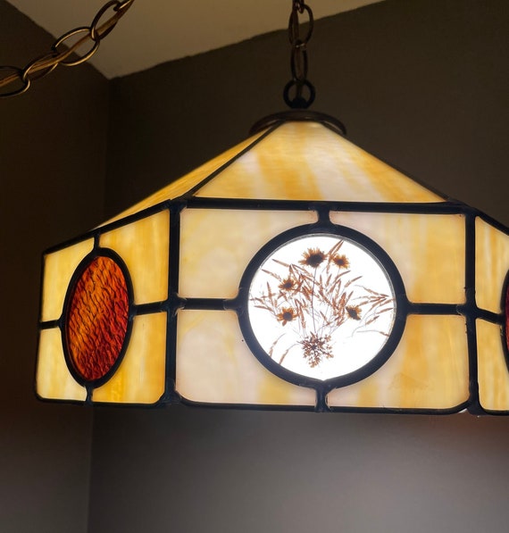 Stained glass hanging shop pendant lights