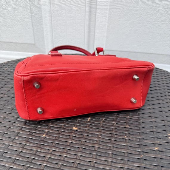 Vintage Coach Bonnie Legacy Leather Purse Red Handbag Small