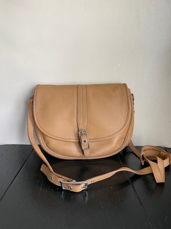 Coach - Authenticated Canvas Courier Crossbody Handbag - Cotton Brown for Women, Very Good Condition
