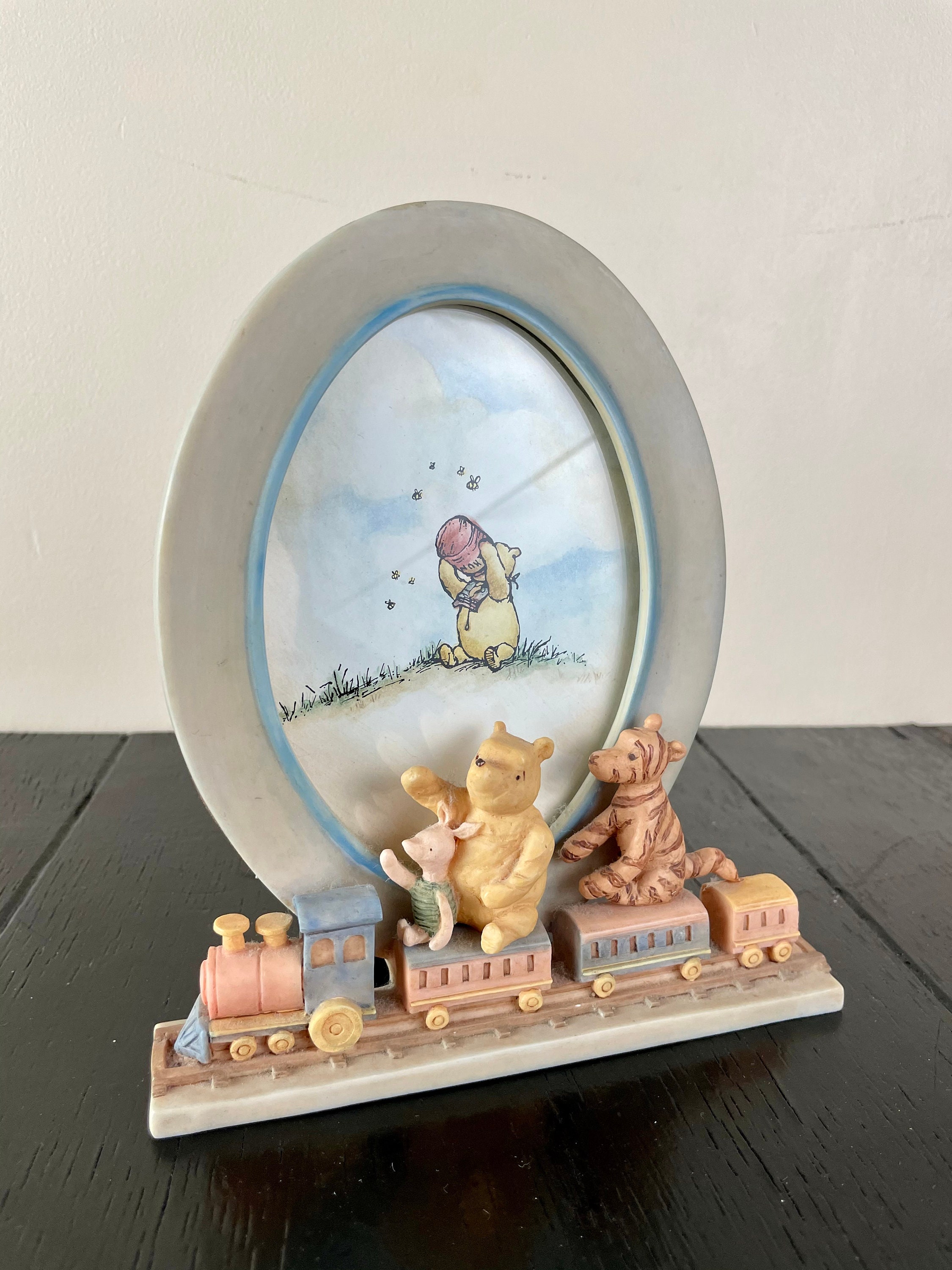 Vintage Classic Winnie the Pooh Disney Picture Frame Train Etsy
