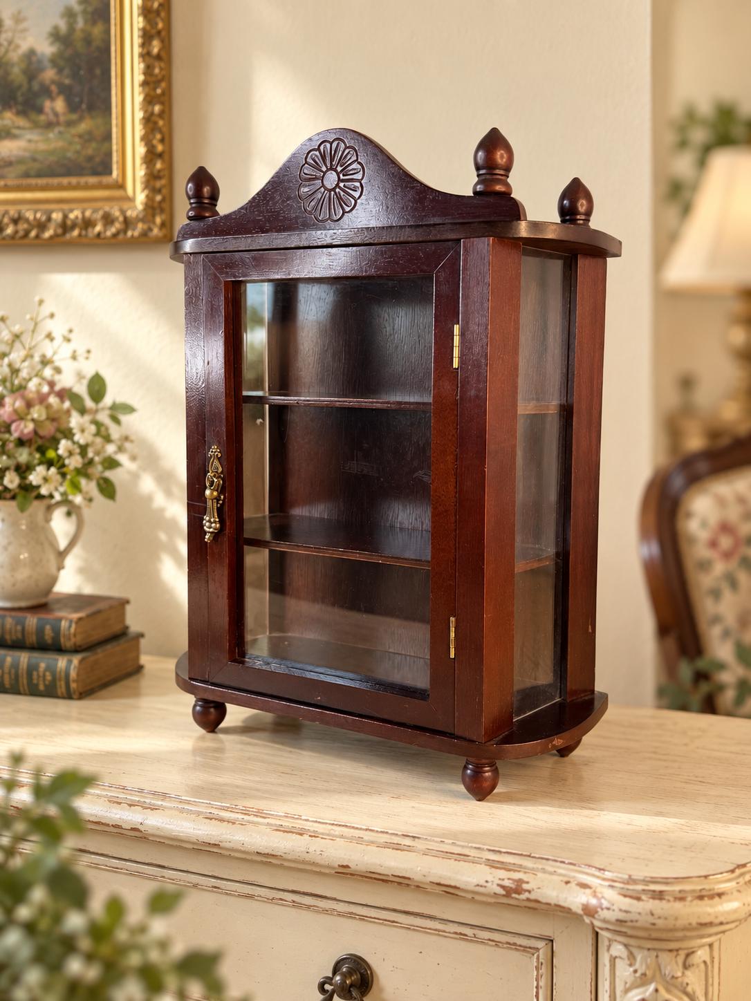 Vintage Curio Cabinets - Etsy