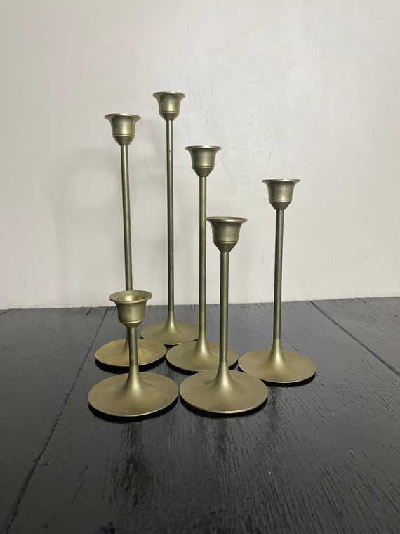 Modern metal candle sale holders