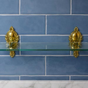 Vintage Glass Shelf - Etsy