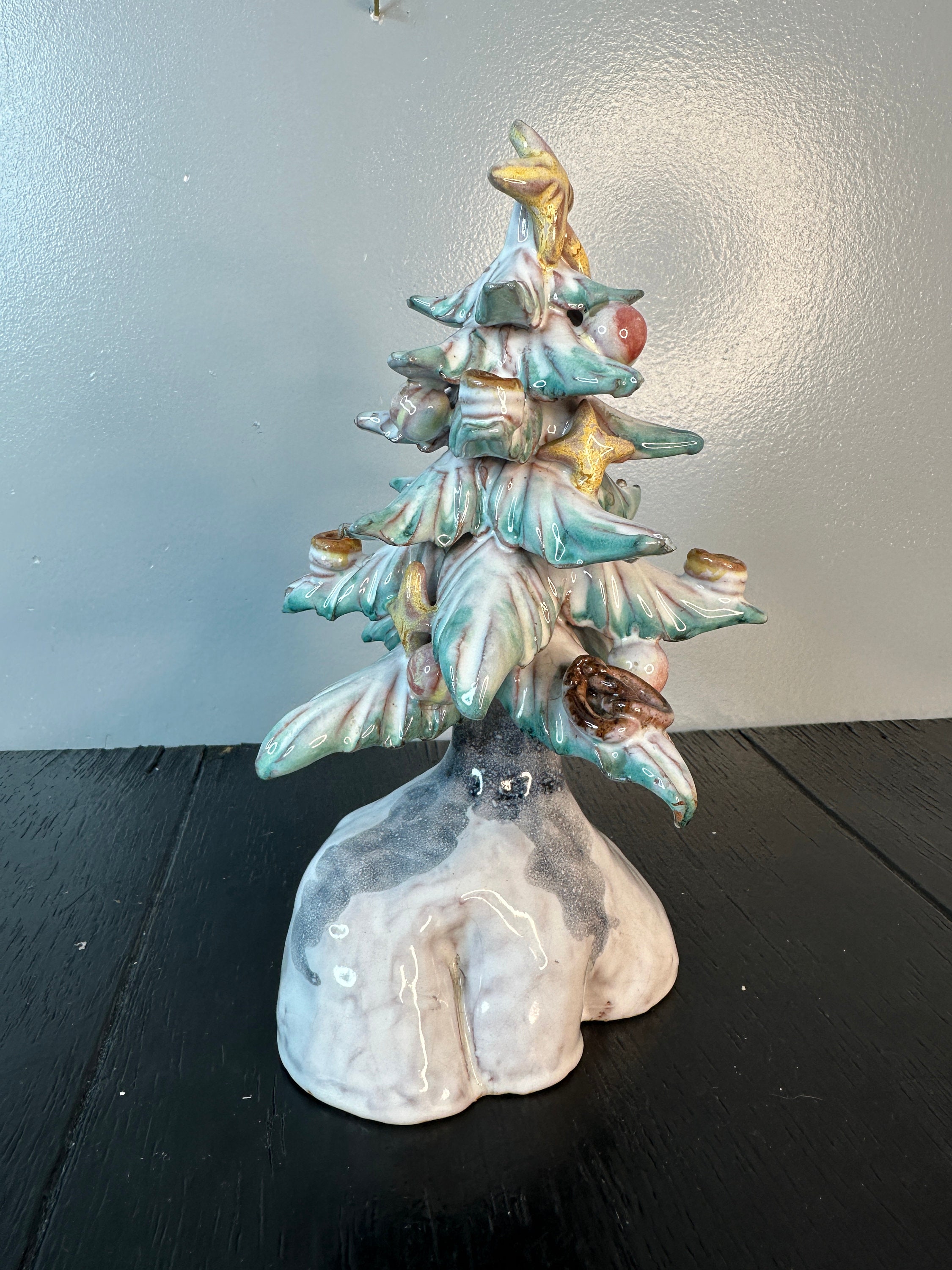 RARE Vintage Ceramic Christmas Tree Anzengruber Keramik
