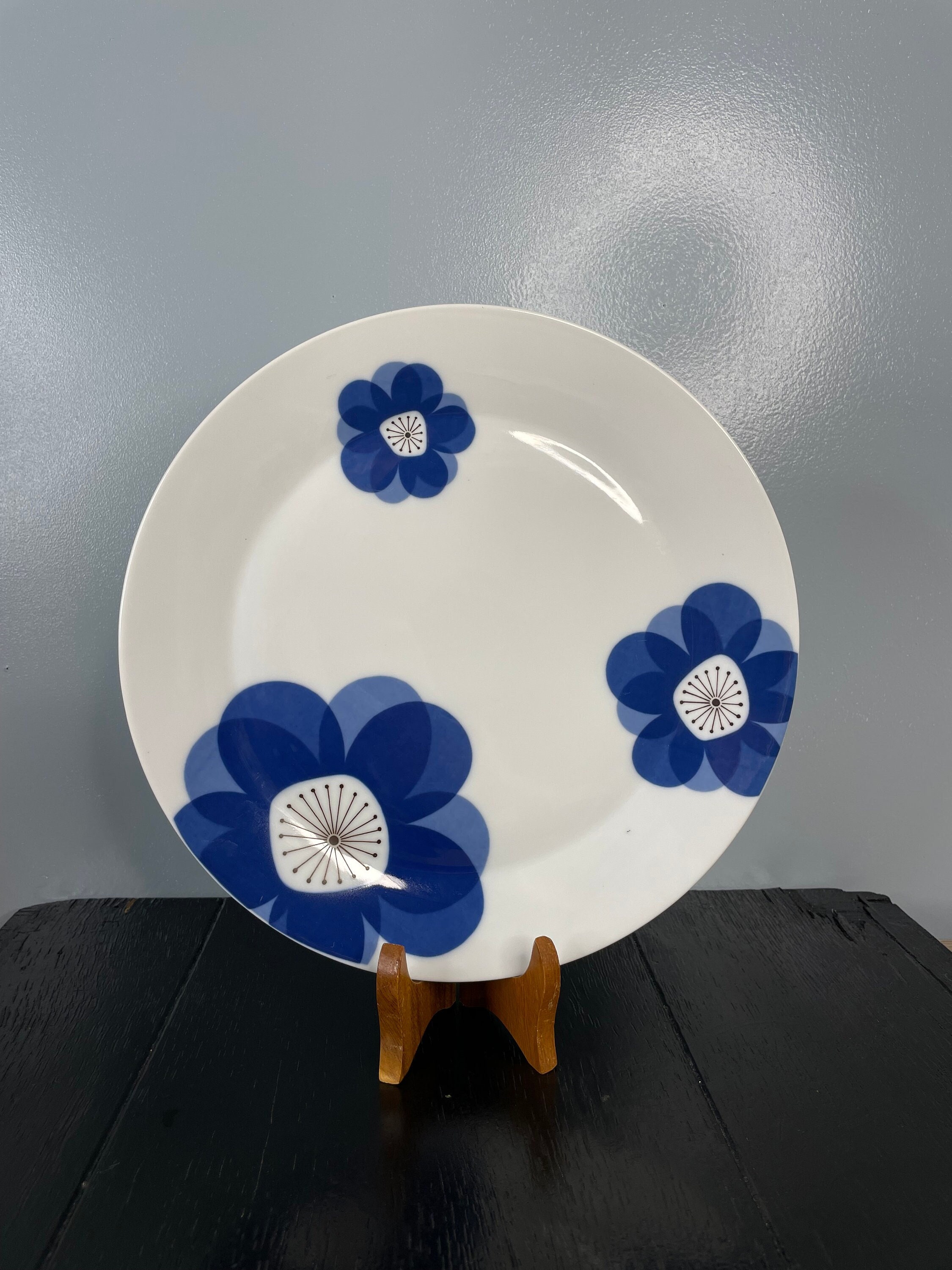 t*i様 60s french china vintage indigo jac Indigo Moon China - Etsy
